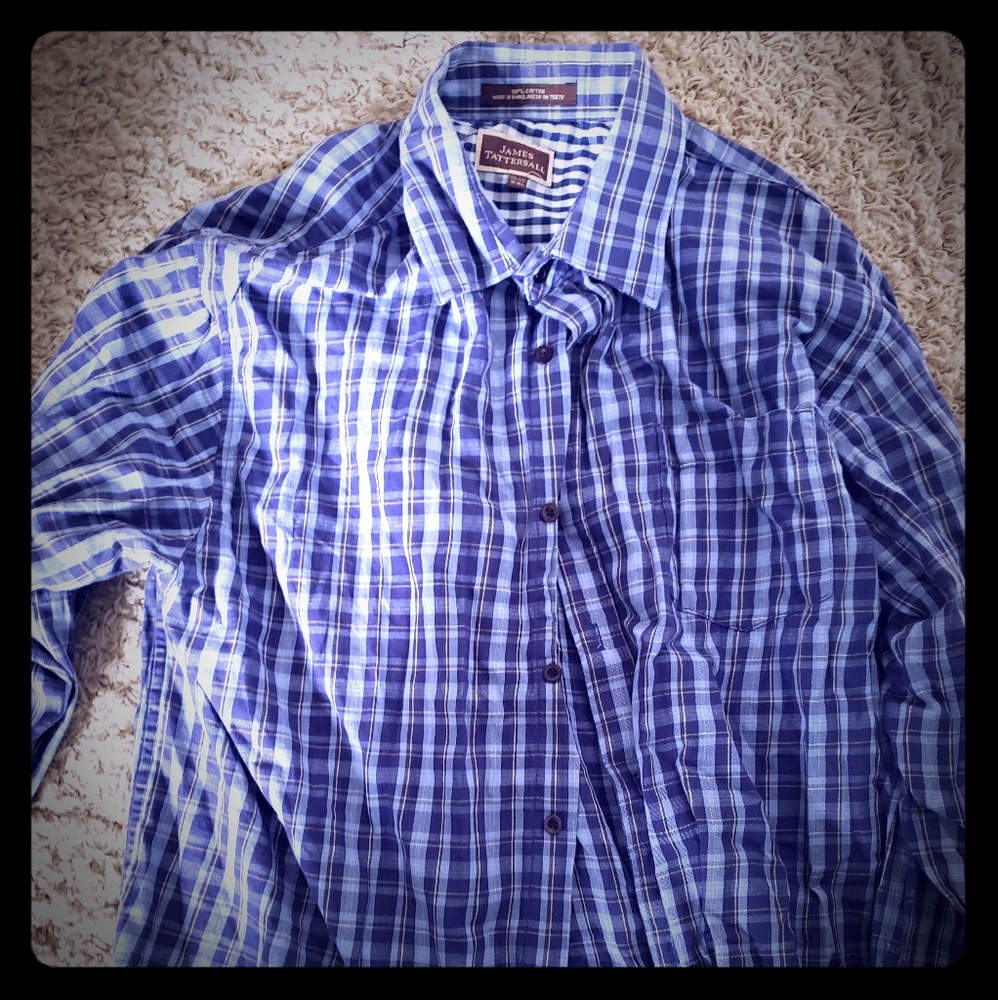 Mens button down shirt xxl